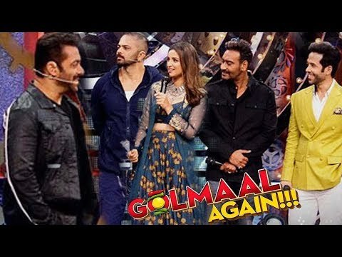 Salman Khan Reunites With His Ajay Devgn & Golmaal Again Team Again On Salman's Show