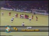 Luton Town - Queens Park Rangers 02-02-1991 Division One