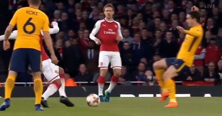 Sime Vrsaljko RED CARD HD - Arsenal 0-0 Atl. Madrid 26.04.2018