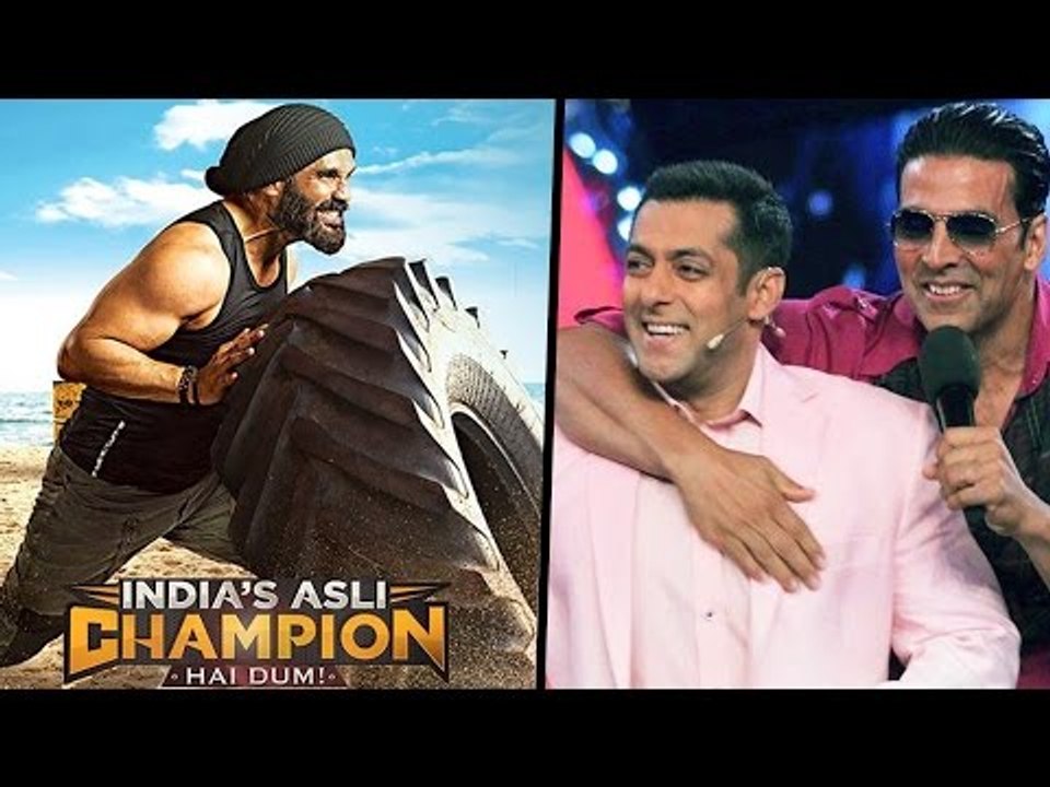 Salman, Akshay CHEERS Suniel Shetty For India Ka Asli Champion Show