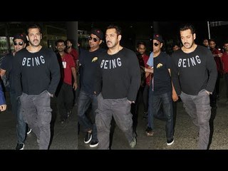 Salman Khan RETURNS From Morocco, Spotted At Airport