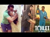 Salman Khan PLAYING With Nephew Ahil, Varun Dhawan SUPPORTS Akshay's Toilet Ek Prem Katha