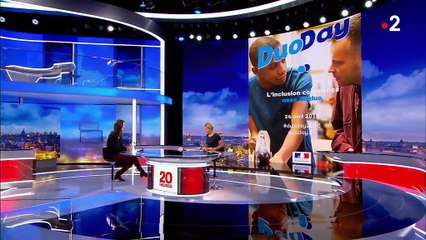 "Duo Day" : une journaliste handicapée relève le défi pour le journal de 20 Heures