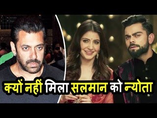 Salman Khan NOT INVITED For Anushka - Virat's Wedding - REASON REVEALED