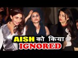 Rani Mukherjee and Shweta Bachchan IGNORES Aishwarya In PUBLIC