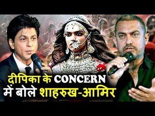 Shahrukh & Aamir WORRIED For Deepika Padukone Receiving Threats For Padmavati