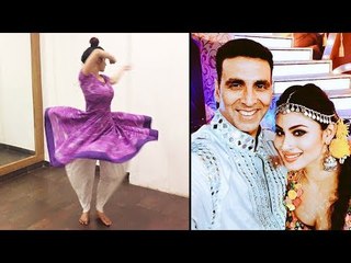 Mouni Roy Practising Kathak Moves For Akshay Kumar's Gold?