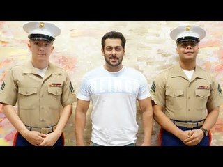 Salman Khan Poses With US Marines Officers At New York