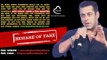 Salman Khan WARNS Fans From Fake Being Human Foundation Website