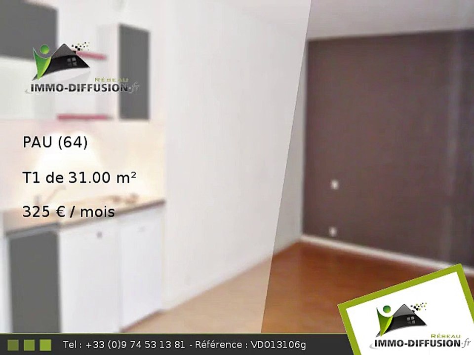 T1 31.00m2 A louer sur Pau - 325 Euros/mois