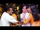 Salman Khan's CUTE HUG To Katrina Kaif On Live Show - Dance India Dance 6
