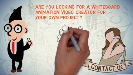 White board animation creation video