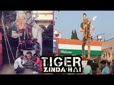 Tiger Zinda Hai Lifesize CUTOUT | Tiger Zinda Hai SUCCESS Celebration At Odisha