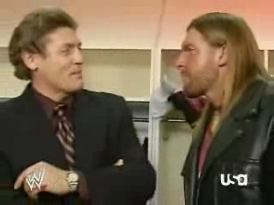 wwe raw Triple H & GM Regal discuss Hardy  03/12/2007