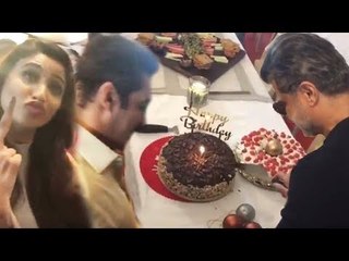 Anil Kapoor's Birthday Celebration With RACE 3 Team - Salman, Daisy, Jacqueline