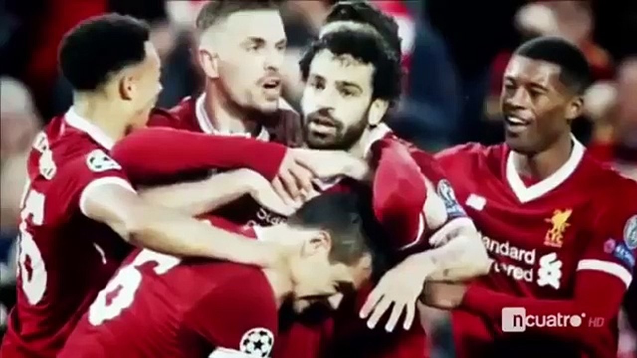 Mohamed Salah se exhibe en una noche mágica del Liverpool