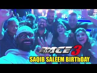 RACE 3 Team Celebrates Saqib Saleem Birthday On The Sets