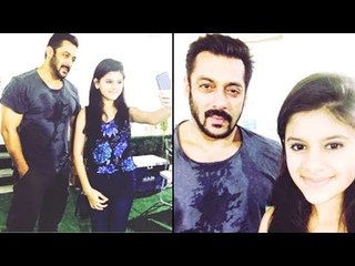 Salman's Clicks With Child Artist Krishik From Tiger Zinda Hai Sets