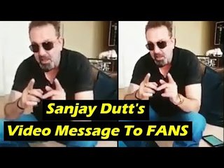 SANJU TEASER Launch | Sanjay Dutt's Video Message To FANS | Ranbir Kapoor