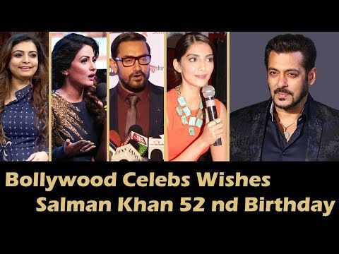 Celebrities Wish Salman Khan On His 52nd Birthday