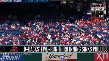 D-Backs Use Five-Run Third Inning to Sink Phillies