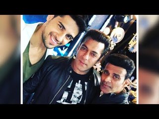 Salman's POSES With Sidharth Malhotra & Manoj Bajpayee - Aiyaary | Salman's Show