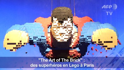 "The Art of The Brick" : des superhéros en Lego à Paris
