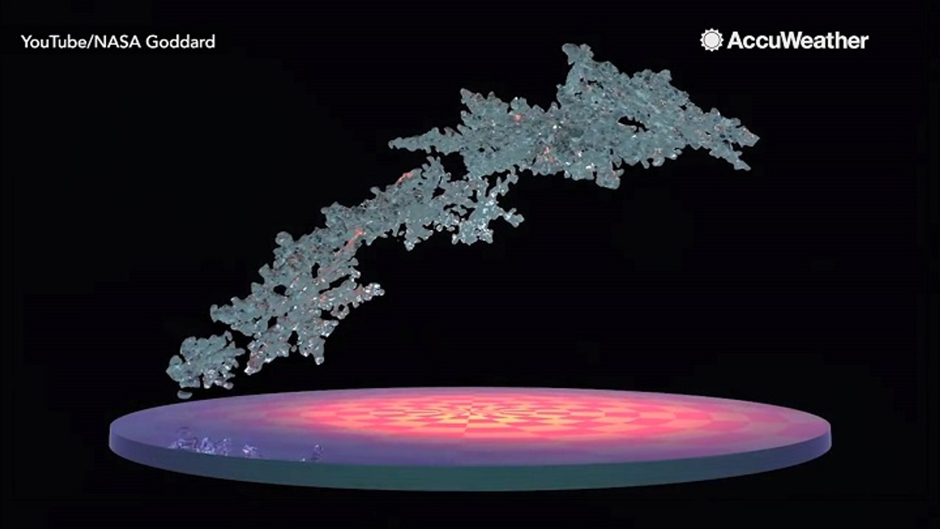 ⁣NASA creates first 3-D model of melting snowflake
