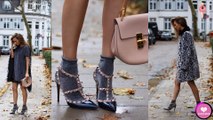 How to Wear Glitter Socks with Shoes / Glittery and Colorful Socks Trend SS18