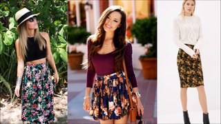 How to Style Floral Skirts | 2018 Spring Skirt Trend