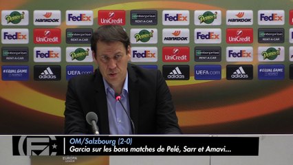 GARCIA souligne les bons matches de PELÉ, SARR, AMAVI et donne des nouvelles d'OCAMPOS