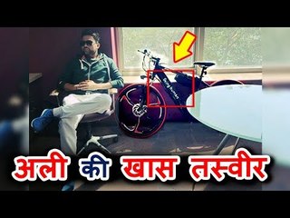 Ali Abbas Zafar Rides Salman's Being Human Cycles