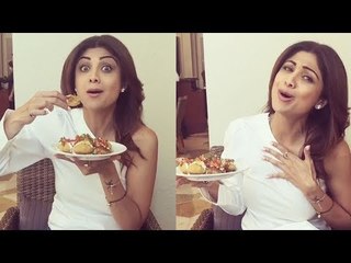 Shilpa Shetty Makes FUNNY FACE After Eating Dahi Batata Puri