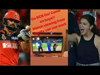 Anushka Sharma is cheering for Virat Kohli even while she is shooting for Zero