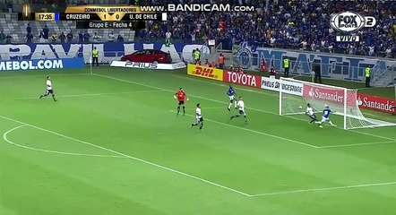 Francisco Rafinha Goal ~ Cruzeiro MG vs Universidad de Chile 2-0
