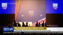 Theresa May asiste al Foro Empresarial China-Reino Unido