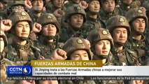 Xi Jinping insta a las Fuerzas Armadas chinas a mejorar sus capacidades de combate real