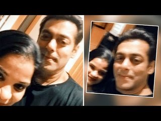 Salman Khan Poses With A Fan On The Sets Of Race 3