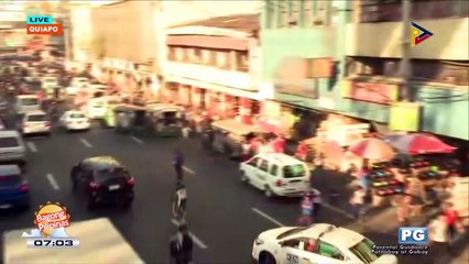 TRAFFIC UPDATE: Quiapo