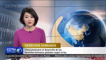 China promueve el desarrollo de los derechos humanos globales según la ley