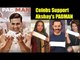 Celebrities Poses With Sanitary Napkins - Supports Akshay's PADMAN