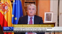 Alfonso Dastis insta a los catalanes a incumplir las instrucciones de los líderes regionales