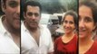 Salman Khan Poses With A Fan On The Sets Of Race 3
