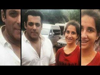 Salman Khan Poses With A Fan On The Sets Of Race 3
