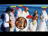 SRIDEVI Family In Rameshwaram IMMERSED Her Ashes, Jhanvi Kapoor, Khushi, Boney Kapoor