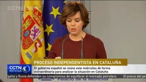 Gobierno español se reúne extraordinariamente para analizar la situación en Cataluña