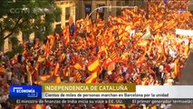 Cientos de miles de personas marchan en Barcelona por la unidad