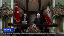 El presidente turco se reúne con su homólogo iraní en Teherán