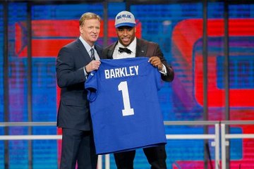 Saquon Barkley drafted No. 2 overall by the New York Giants