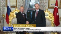 Putin se reunirá en Ankara con su homólogo turco Recep Tayyip Erdogan